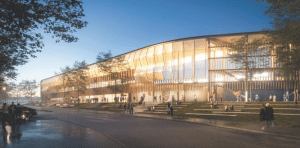 Stade Yves Allainmat Projet du cabinet Chaix et Morel, Paris. ©chaix et morel