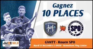 Gagnez vos places pour le prochain match de la GVHTT face à Rouen !
