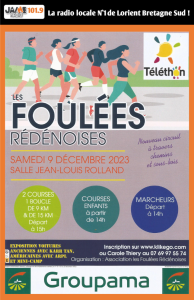 Affiche les foulées de Rédéné
