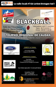 Affiche club billard ASPTT Caudan