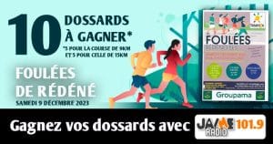 Gagnez vos dossards pour les foulées de Rédéné !