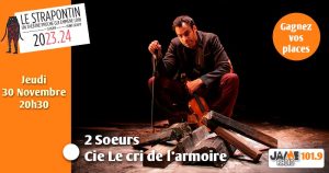 Gagnez vos places pour la pièce de théâtre « 2 Soeurs » avec le Strapontin !