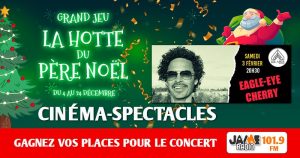 Grâce à la “Hotte du Père Noël” de JAIME Radio, gagnez vos places pour le concert d’Eagle-Eye Cherry aux Arcs de Quéven !