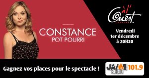 Gagnez vos places pour le spectacle de Constance au Théâtre à l’Ouest d’Auray !