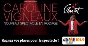 Gagnez vos places pour le spectacle de Caroline Vigneaux au Théâtre à l’Ouest d’Auray !