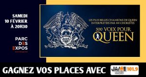 Gagnez vos places pour le concert 500 voix pour Queen au parc des expos de Lanester !