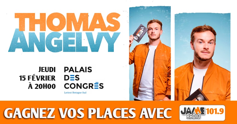 Gagnez vos places pour le spectacle de Thomas Angelvy au Palais des congrès de Lorient !