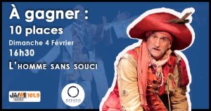 Gagnez vos places pour le spectacle “L’homme sans soucis” à l’Océanis de Ploemeur !
