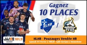 Gagnez vos places pour le match entre Le Hennebont Lochrist Handball et le Pouzauges Vendée HB !