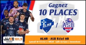 Gagnez vos places pour le match entre Le Hennebont Lochrist Handball et l’ASB Rezé HB