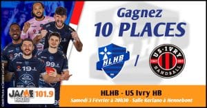 Gagnez vos places pour le match entre Le Hennebont Lochrist Handball et l’US Ivry HB