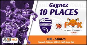 Gagnez vos places pour le match entre Lanester Handball et Saintes !