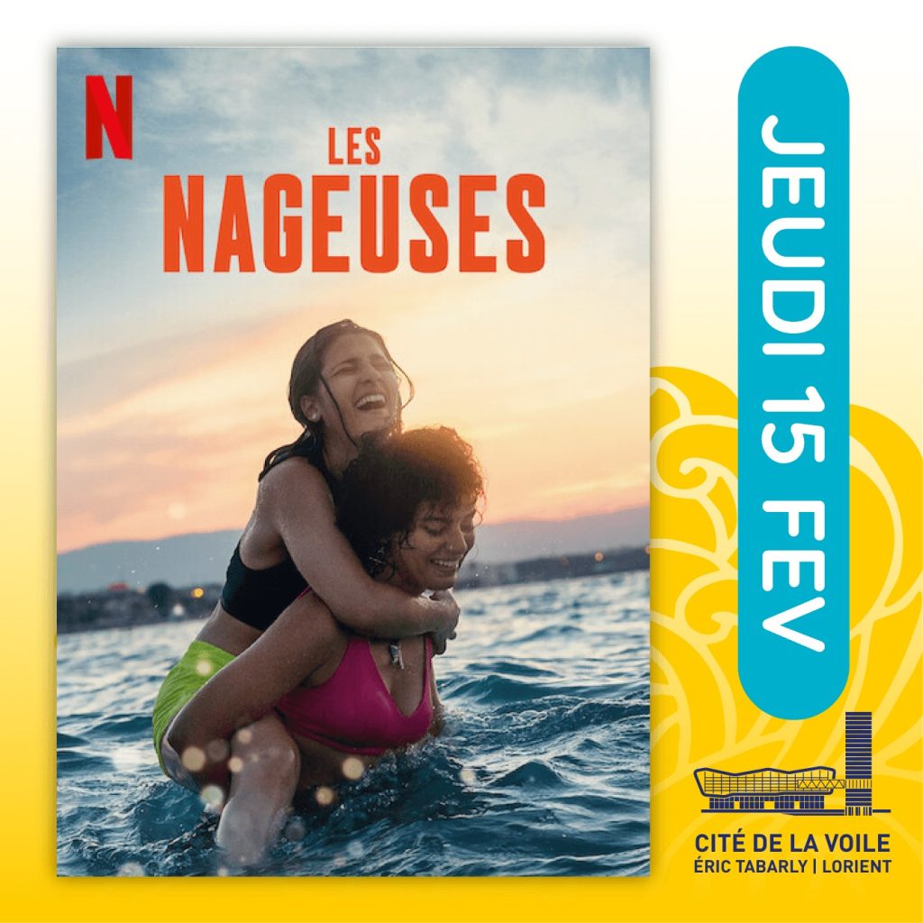 Projections salées cité de la voile les nageuses