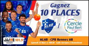 Gagnez vos places pour le match entre Le Hennebont Lochrist Handball et le CPB Rennes HB !
