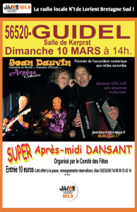 affiche thé dansant