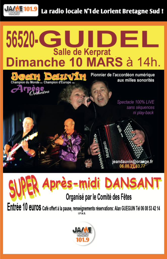 affiche thé dansant