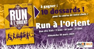 Gagnez votre dossard pour le Run à L'Orient !