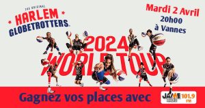 Gagnez vos places pour voir le show des Harlem Globetrotters !
