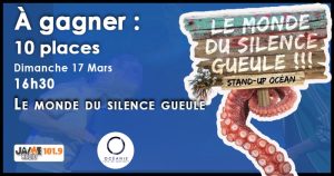 Gagnez vos places pour le spectacle “Le monde du silence gueule” à l’Océanis de Ploemeur !