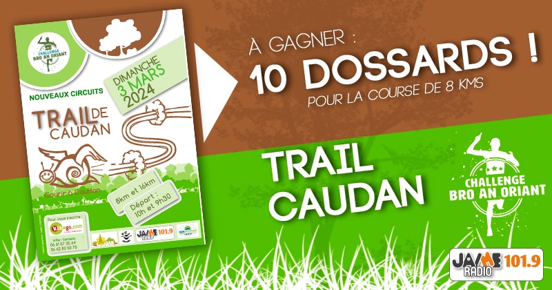 Gagnez vos dossards pour le Trail des chemins de traverse à Caudan !