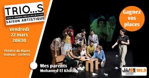 Gagnez vos places pour la pièce de théâtre “Mes parents” au Théâtre du Blavet d’Inzinzac-Lochrist !