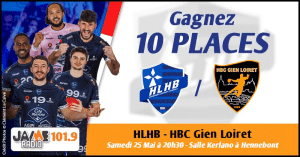 Gagnez vos places pour le match entre Le Hennebont Lochrist Handball et le HBC Gien Loiret !