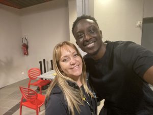 Ahmed Sylla clin d'oeil