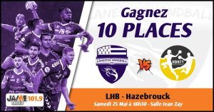 Gagnez vos places pour le match entre Lanester Handball et Hazebrouck