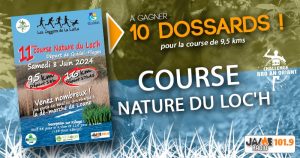 Gagnez votre dossard pour la 11ème course nature du Loc’h à Guidel-Plage !
