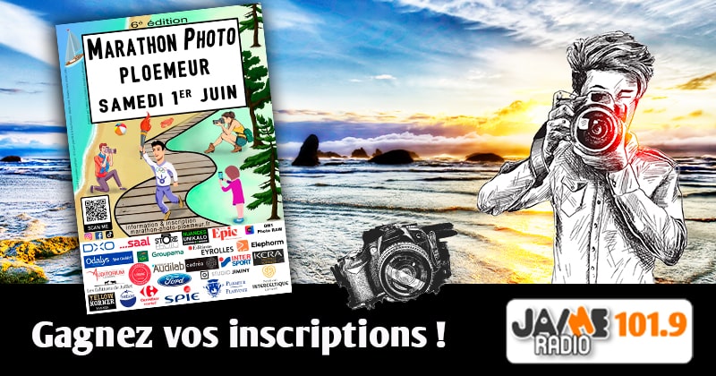 Gagnez vos inscriptions ou un livre sur la photographie lors du marathon photo de Ploemeur !