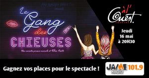 Gagnez vos places pour le spectacle «Le gang des chieuses» au Théâtre à l’Ouest d’Auray !