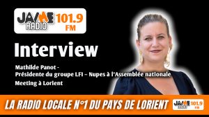 VIDÉO : MATHILDE PANOT en meeting à Lorient