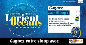JAIME Radio en partenariat avec le festival Lorient Océans vous proposent de gagner le porte-clef souvenir de Lorient Océans : le Sloop