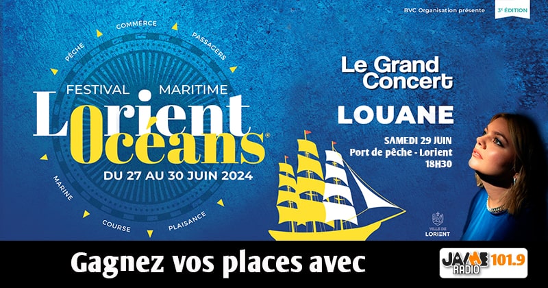 Gagnez vos places pour le concert de Louane au festival Lorient Océans !