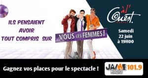 Gagnez vos places pour le spectacle «Vous les femmes» au Théâtre à l’Ouest d’Auray !