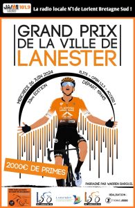 Retour du Grand Prix de la Ville de Lanester parrainé par Warren Barguil pour sa 33ème édition !