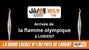 la flamme olympique à Lorient