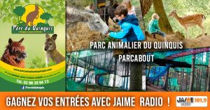 Gagnez vos entrées pour le Parc animalier du Quinquis et le Parcabout !