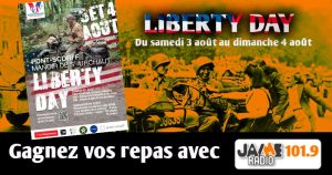 Gagnez vos Repas pour le Liberty Day 2024 à Pont-Scorff avec JAIME Radio !