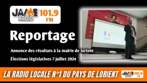 Élections Législatives 2024 - Annonce des résultats à la mairie de Lorient