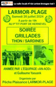 Grande Soirée Grillades des Pêcheurs Plaisanciers à Larmor-Plage - Thons et Sardines au Menu !