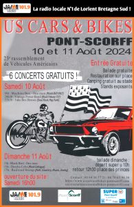 L'US bikes and Cars est de retour à Pont-Scorff les 10 et 11 août !