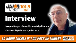 VIDÉO : Élections Législatives 2024 - Interview de Jacques Bouyat, conseiller municipal d'opposition à Lorient
