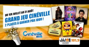 Grand jeu cinéma avec le Cinéville de Lorient, 2 places par jour à gagner pendant les vacances !
