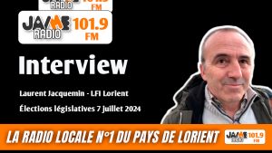 Élections Législatives 2024 - Interview de Laurent Jacquemin - LFI Lorient