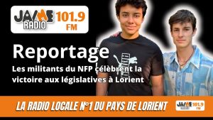Lorient : Les militants du NFP célèbrent la victoire aux législatives