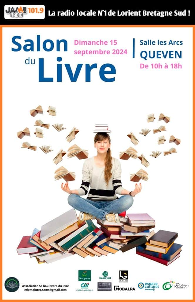 Salon littéraire le dimanche 15 septembre à Quéven