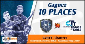 Gagnez vos places pour le prochain match de la GVHTT face à Chartres !