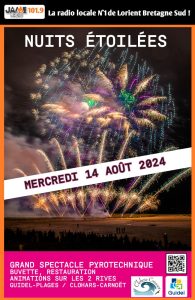 21ème Nuit Étoilée au Pouldu : Buvette, bal populaire et feu d'artifice !