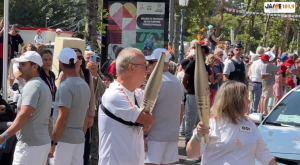 Passage de la flamme paralympique à Lorient
